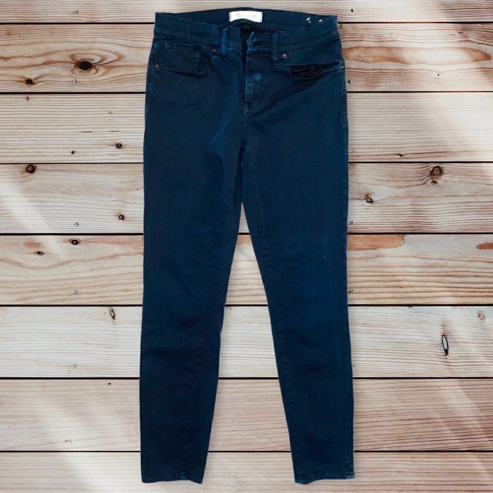 WB1 Madewell skinny jeans black 28 6 womens